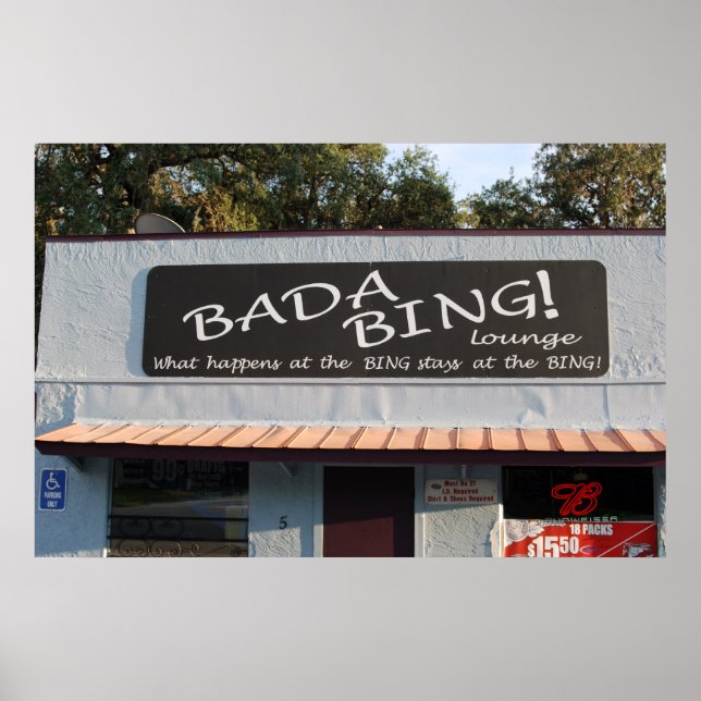 BADA BING POSTER (Front)