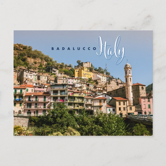 Badalucco Italy Postcard (Front)