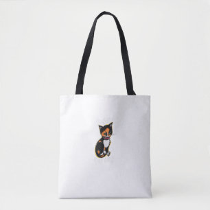 Badass Cat Mom Fun Calico Tote Bag