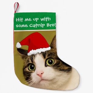 Badass Cats - "Catnip" Small Christmas Stocking