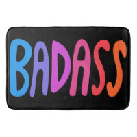 BADASS Colourful Cool & Fun Stripes BLACK