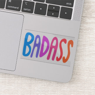 BADASS Colourful Fun Lettering