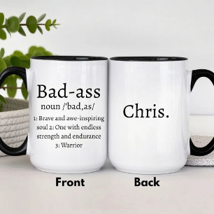 Badass Definition Coffee Mug