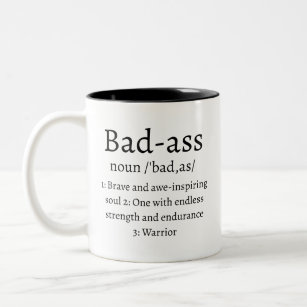 Badass Definition Two-Tone Coffee Mug