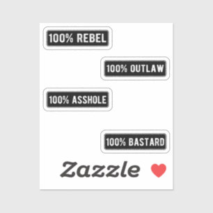 Badass Helmet Stikers Pack I