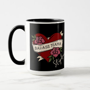 Badass Mama Personalised Coffee Mug