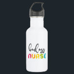 Badass Nurse 532 Ml Water Bottle<br><div class="desc">A bright and stylish design for all the badass nurses and caregivers!</div>