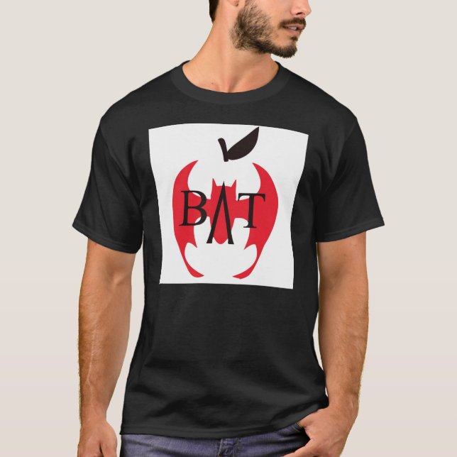 Badass Teacher Association - BAT apple T-Shirt (Front)