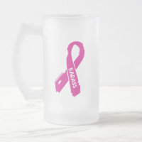Badass/ torn ribbon...Breast Cancer