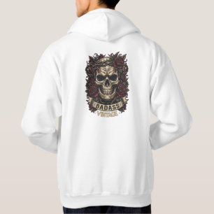 BADASS TRANDY SKULL VINTAGE DESIGN HOODIE