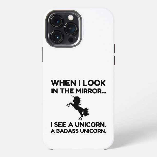 BADASS UNICORN iPhone CASE (Back)