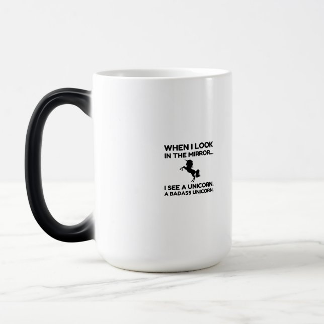 BADASS UNICORN MAGIC MUG (Left)