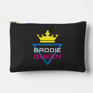 Baddie Queen Crown Y2K Accessory Pouch