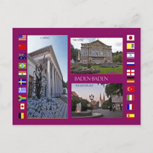 Baden-Baden Ansichtskarte Postcard