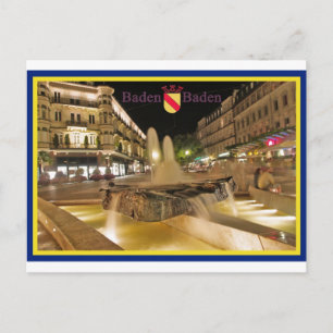 Baden-Baden Ansichtskarte Postcard