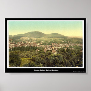 Baden-Baden, Baden, Germany Poster