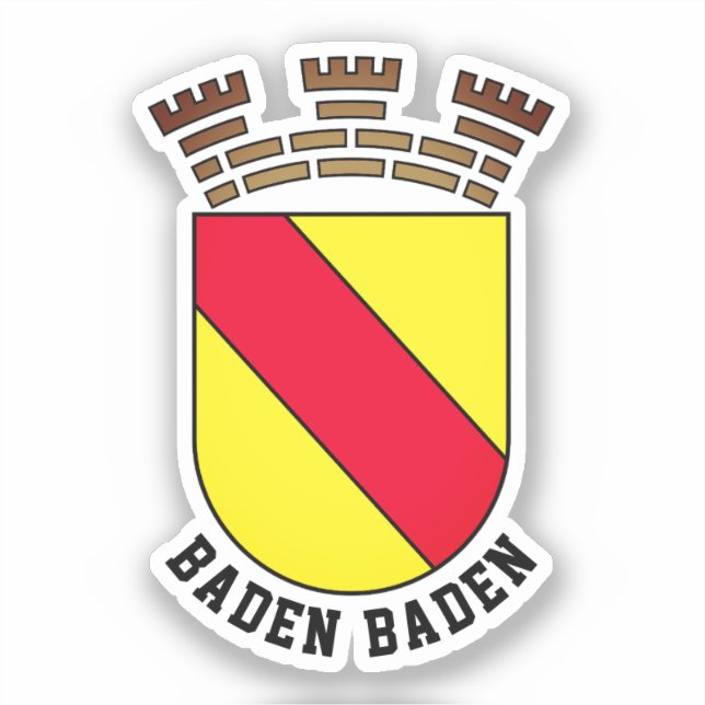 Baden Baden coat of arms - GERMANY (Front)