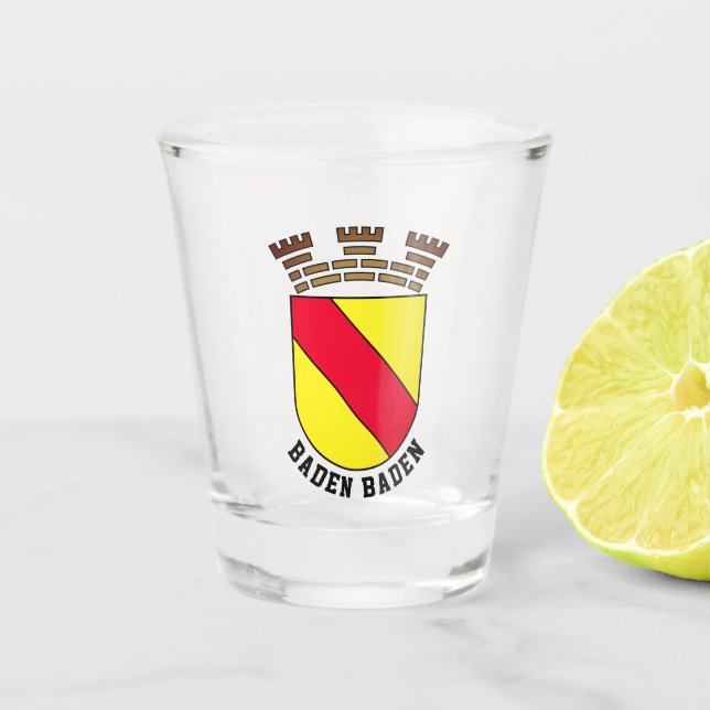 Baden Baden coat of arms - GERMANY Shot Glass (Front)