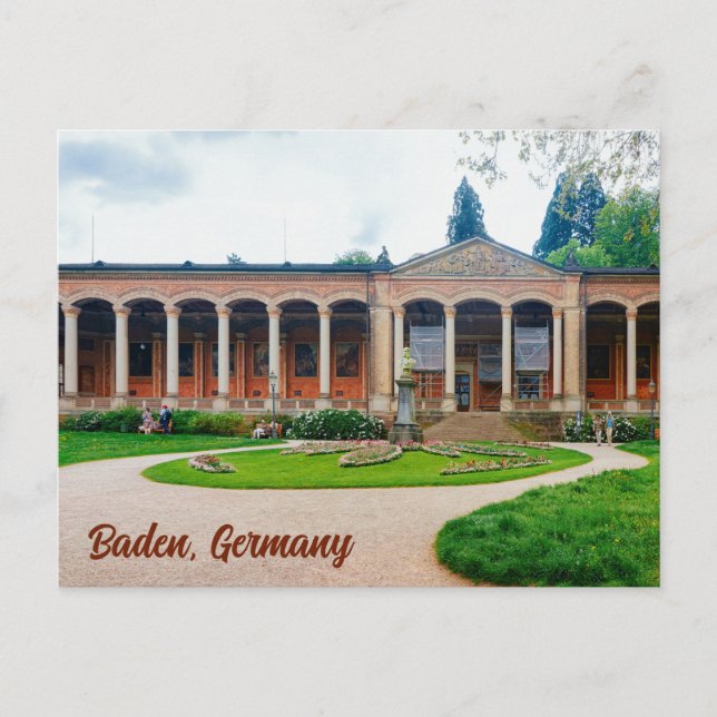 Baden Baden Germany Postcard (Front)