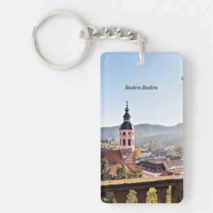 Baden-Baden, Germany, scenic landscape Key Ring