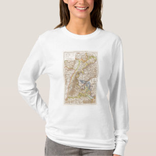Baden Germany Atlas Map T-Shirt