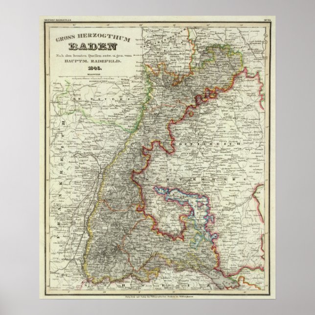 Baden, Germany Poster (Front)