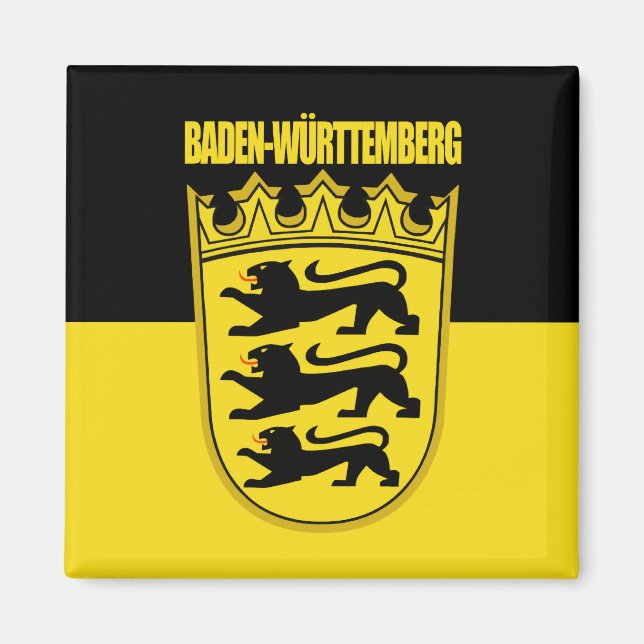 Baden-Wurtemburg Lesser Arms Magnet (Front)