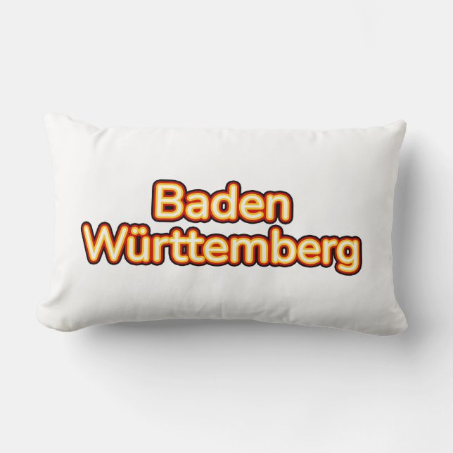 Baden Württemberg Deutschland Germany Lumbar Cushion (Front)
