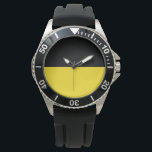 Baden Württemberg Flag (German State) Watch<br><div class="desc">This design features the flag of Baden Württemberg, which is a state in southwest Germany, east of the Rhine, which forms the border with France. Baden-Württemberg is a parliamentary republic and partly sovereign, federated state which was formed in 1952 by a merger of the states of Württemberg-Baden, South Baden and...</div>