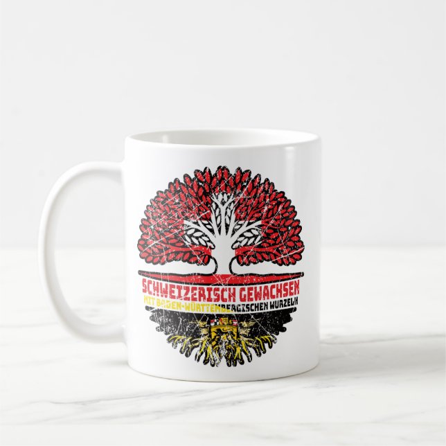 Baden-Württemberg Schweizer Schweiz Baum Coffee Mug (Left)