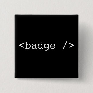 <badge /> 15 cm square badge