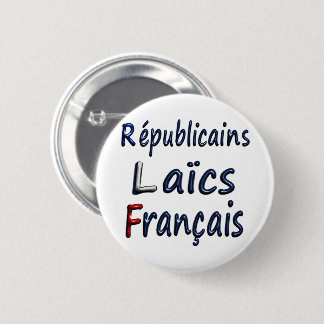 Badge 57 mm, French Secular Republicans