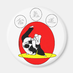 BADGE AIKIDO MAGNET