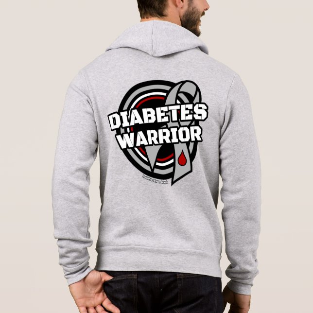 Badge...Diabetes Hoodie (Back)