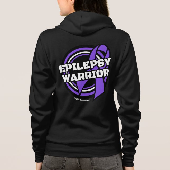 Badge...Epilepsy Hoodie (Back)
