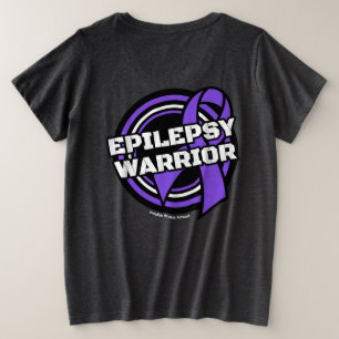Badge...Epilepsy Plus Size T-Shirt