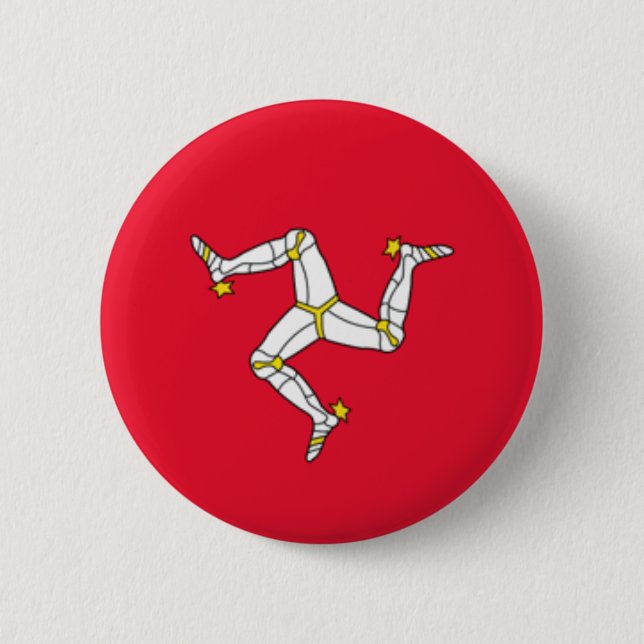 Badge - Flag, Isle of Man (Front)