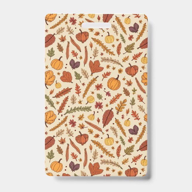 Badge for thanks giving ID badge (Front)