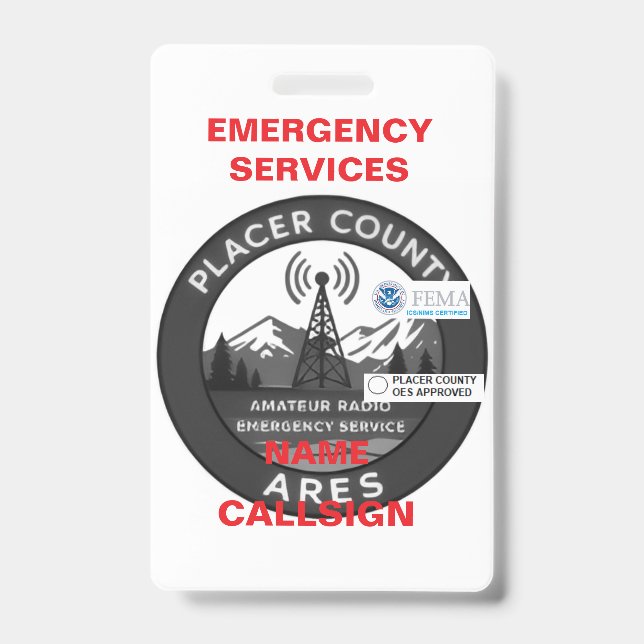 Badge ID Badge (Front)