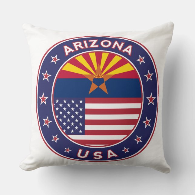 Badge of Arizona Cushion (Front)