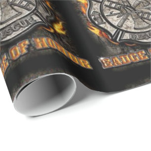 Badge Of Honour Wrapping Paper