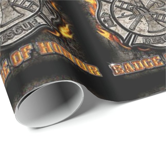 Badge Of Honour Wrapping Paper (Roll Corner)