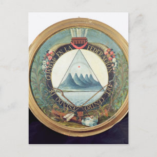 Badge of the Federation of Guatemala Postcard
