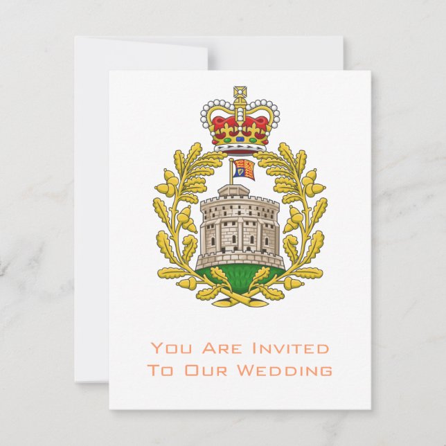Badge of the House of Windsor Invitation (Front)