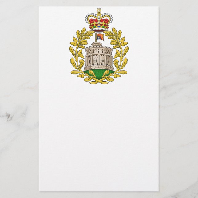 Badge of the House of Windsor Stationery (Front)