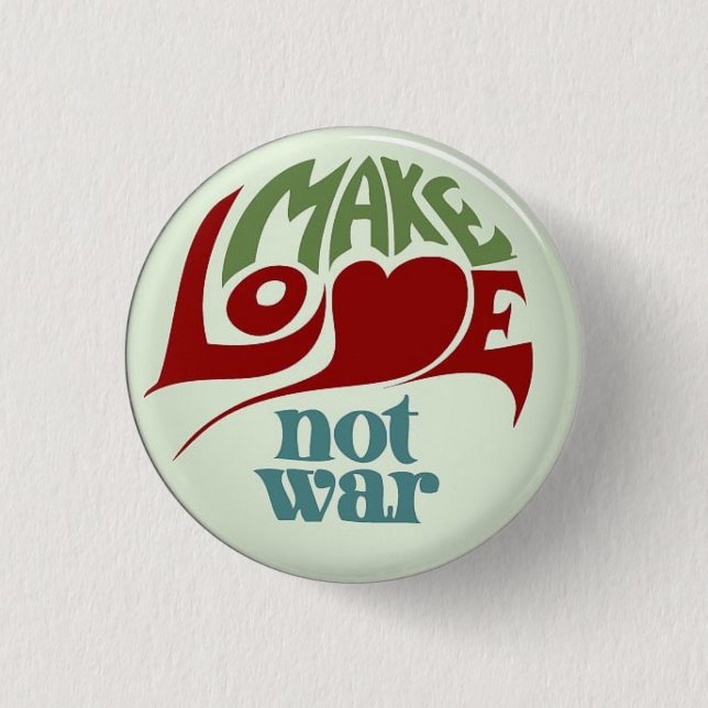 Badge  peace vietnam war military army 60's war (Front)