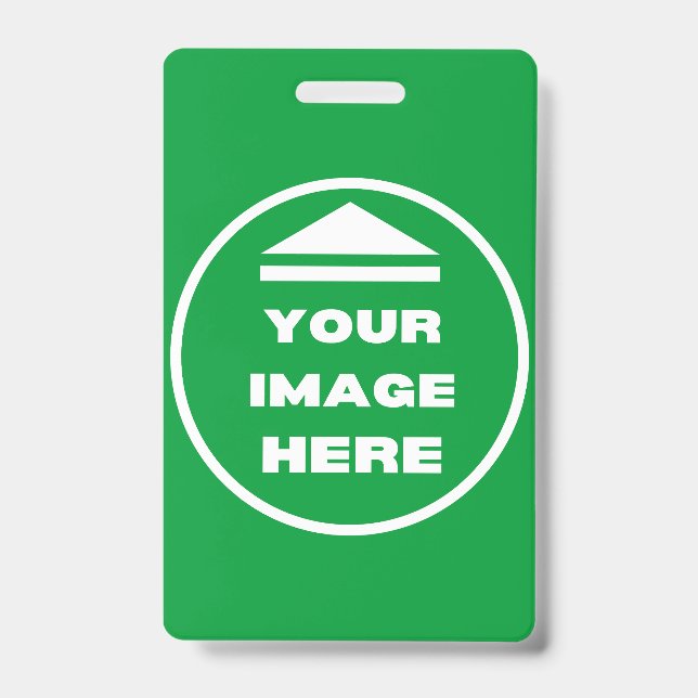 Badge - Personalised - Add Image / Text  ID Badge (Front)