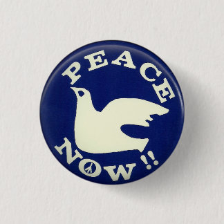 badge pin button peace now anti war vietnam