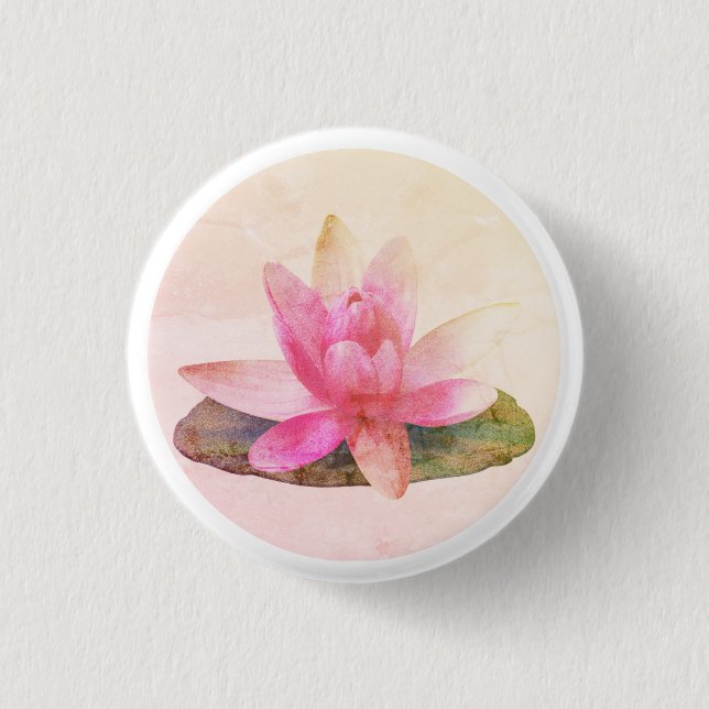 BADGE : PINK LOTUS (Front)