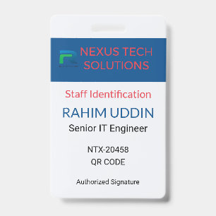 Badge Professionnel, Business Badge Pro ID Badge